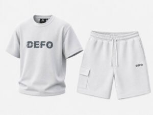 DEFO Textured Summer Co-Ord Set